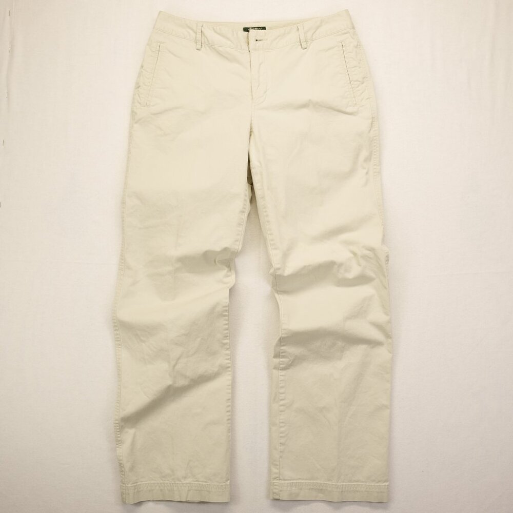 Eddie Bauer Women's Khaki Size 10 Wide Leg‎